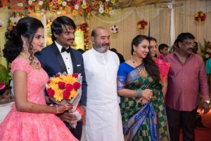 Esakki Kishore and Chandra Roshini Wedding Reception