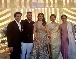 Virat Kohli And Anushka Sharma Reception