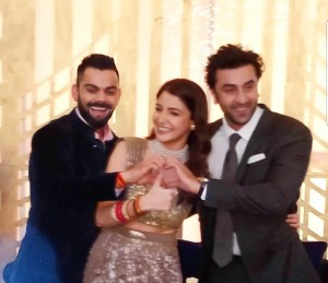 Virat Kohli And Anushka Sharma Reception