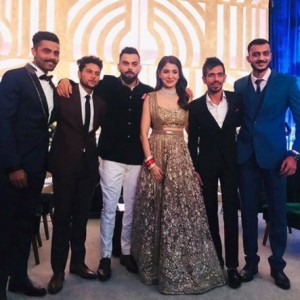 Virat Kohli And Anushka Sharma Reception