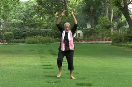 After accepting Kohli’s challenge, PM Modi releases fitness video.