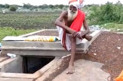 Andhra Pradesh - 70-year-old digs grave, police alarmed