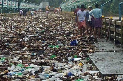 Kerala agency seen throwing waste inside Periyar River