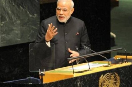 Narendra Modi conferred Champions of the Earth at UN