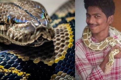 Telangana - 2 men arrested for trying to sell snakes on social media