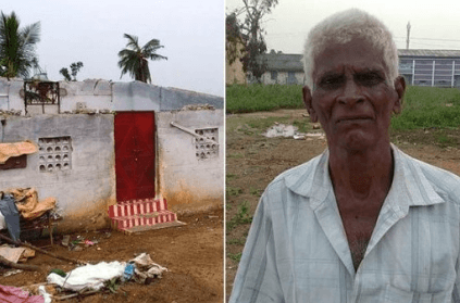 68 year old man helps others even after losing house to cyclone Gaja