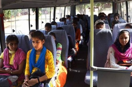 Rajasthan - Couple uses PF money to buy bus for college girls