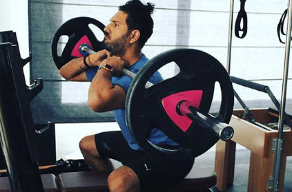 Yuvraj Singh power training video on Instagram