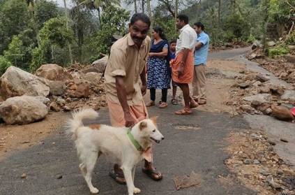 Brave pet dog saves its family from disaster in Kerala
