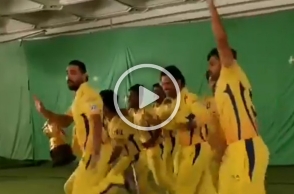 CSK players danced for new video song