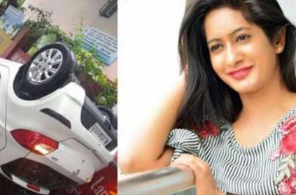 Malayalam actress Megha Methew falls unconscious after deadly car acci