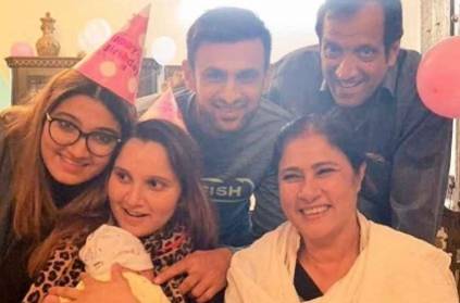 this is sania mirza\'s first bday celebration after she became a mother