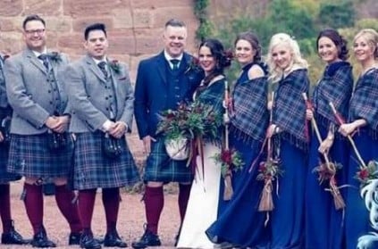 UK couple had a Harry Potter-themed wedding photos goes viral