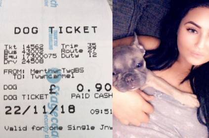 Women gets shock after her conductor charged ticket for her pet dog