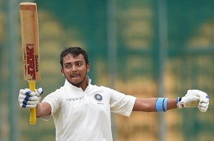 Youngest Indian player prithivshaw to score test ton in debut