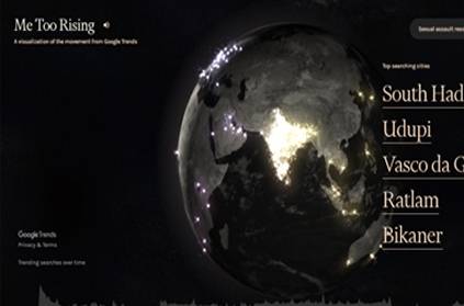 India shines brightest on Google interactive map of MeToo