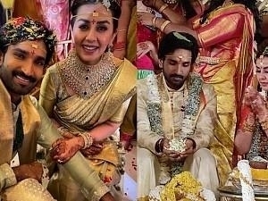Actor Aadhi and Nikki Galrani's wedding viral pics