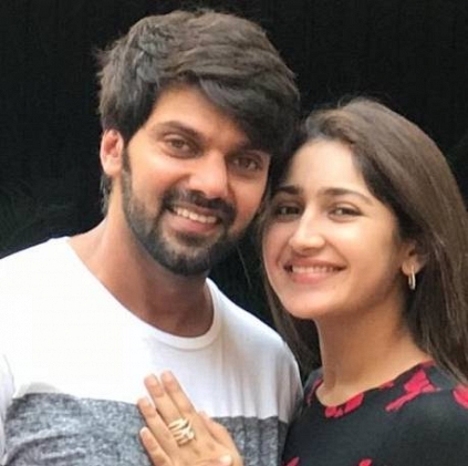 Arya and Sayyeshaa are officially getting married next month