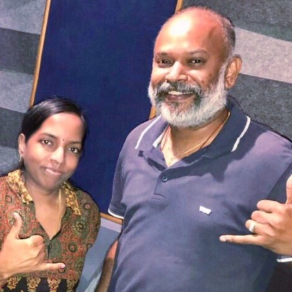 Bhavatharini sings a song for Vaibhav and Venkat PRabhu’s RK Nagar