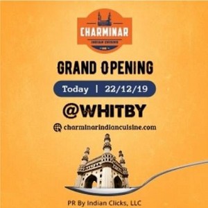 Bite into a delicious experience at Charminar, Whitby. Details here