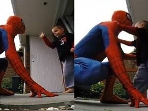 Must Watch: Dad dresses up as Spiderman to cheer up son battling Cancer, Emotional Surprise Video