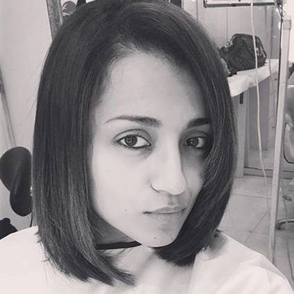 Did Trisha get a haircut for her look in Rajinikanth Karthik Subbaraj film?