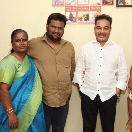 Kamal Haasan visits director Rajesh M Selva’s house