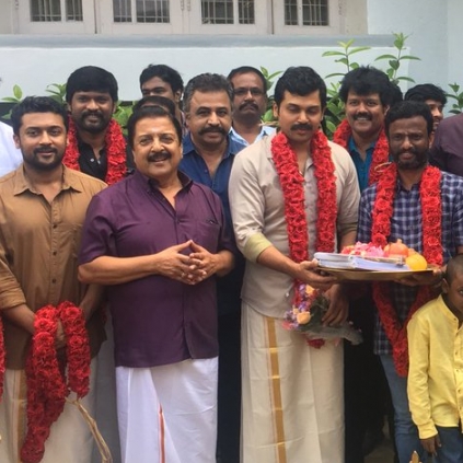 Karthi's next film directed by Pandiraj kickstarts