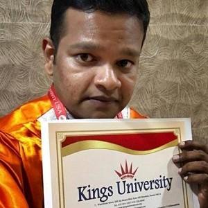 Ghibran receives honorary doctor of letters