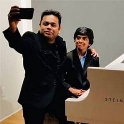Shankar is given tribute by the world's youngest music composer!