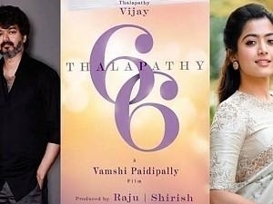 Thalapathy 66: Rashmika to team up with Vijay? Checkout the latest update!