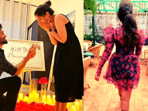 Popular Tamil actress gets engaged to the love of her life; romantic proposal pics go viral!