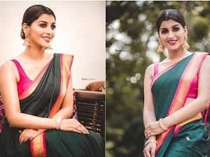 Yashika Aannand's saree clad pics are a welcome departure from the usual tradition!