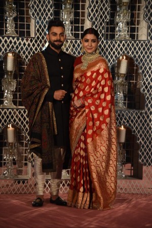 Virat Kohli And Anushka Sharma Reception